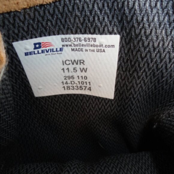 NEW ICWR BELLEVILLE COLD/WET WX sz11.5W GORE-TEX BOOTS 295 110 14-D-1011 LD 6074
